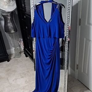 Elegant Blue Evening Dress